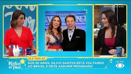 Silvio Santos está com data marcada para gravar | Melhor da Tarde  28/03/2023 16:53:48