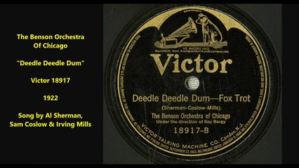 The Benson Orchestra Of Chicago - Deedle Deedle Dum  (1922)