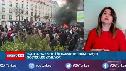 Fransa'da Emeklilik Yaşına Karşı 10'uncu Dev Gösteri