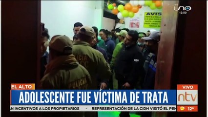 Rescatan a una adolescente que era explotada sexualmente, le pagaban Bs 50 por cada encuentro