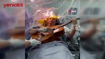 Dünyada gündem olan ameliyat! Beyni açıkken 4 saat gitar çaldı