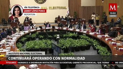 INE acuerda continuar sus operaciones con normalidad, no aplicarán el 'Plan B'