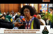 Instituciones gubernamentales realizan encuentro con el Poder Popular Afroamericano