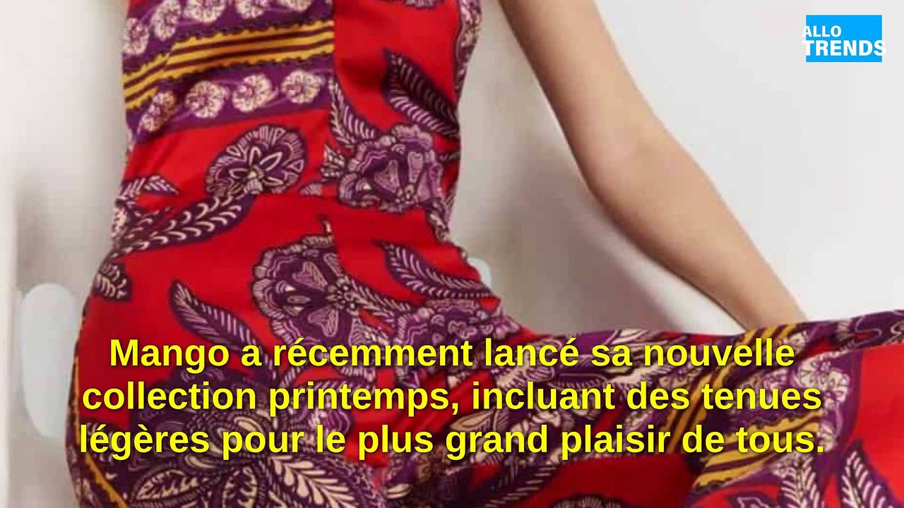 Mango présente une superbe combinaison bohème avec un dos nu !