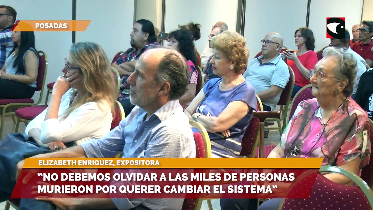 “No debemos olvidar a las miles de personas murieron por querer cambiar el sistema”