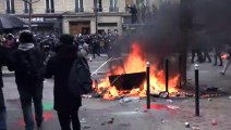 Disturbios en Francia en protestas contra reforma de las pensiones