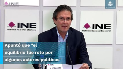 Edmundo Jacobo renuncia como secretario ejecutivo del INE: “Me voy con la frente en alto”
