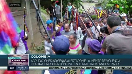 Agrupaciones indígenas alertan en Colombia el aumento de la violencia contra la población civil