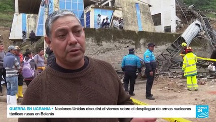 Ecuador: continúan labores de rescate por deslizamiento de tierra en Alausí