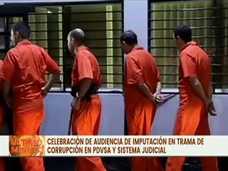 Download Video: Inicia audiencia de imputación a detenidos por tramas de corrupción en PDVSA y Sistema Judicial