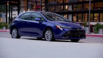 2023 Toyota Corolla SE Hatchback Design in Blue Crush Metallic