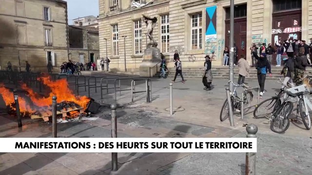 Manifestation contre la réforme des retraites : des heurts sur tout le territoire