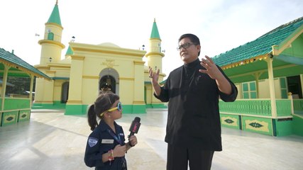 Mazaya Keliling Masjid Raya Sultan Riau dan Pelajari Sejarahnya!