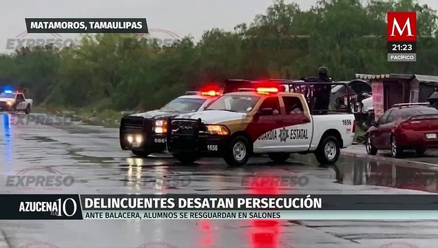 Agreden a balazos a elementos de la Guardia Estatal en Matamoros