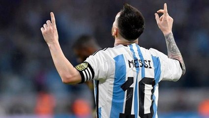 37 dakikada yaptıklarının izahı yok! Lionel Messi, Arjantin formasıyla resital verdi