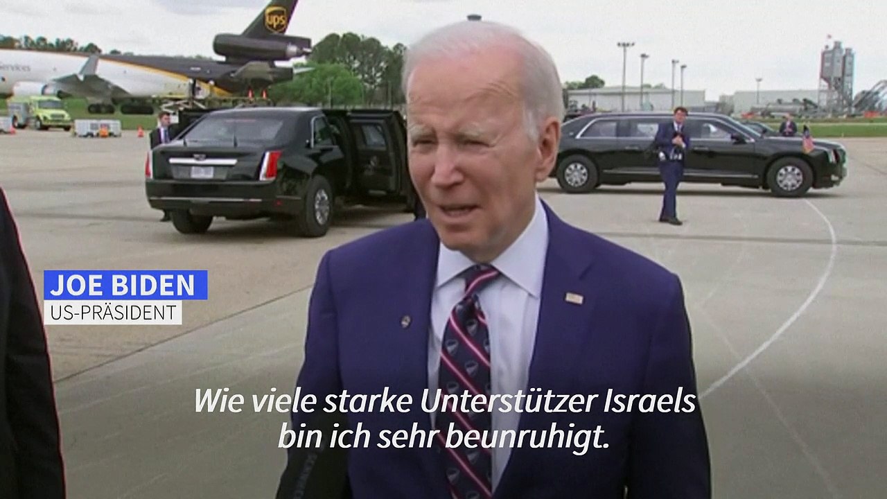 Israel: Biden ruft Netanjahu zum Umsteuern bei Justizreform auf
