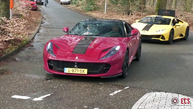 Ferrari 812 Superfast with LOUD Novitec Rosso Exhaust - Accelerations- Revs - Launch Controls -