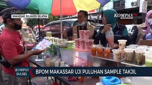 BPOM Makassar Uji Puluhan Sample Takjil