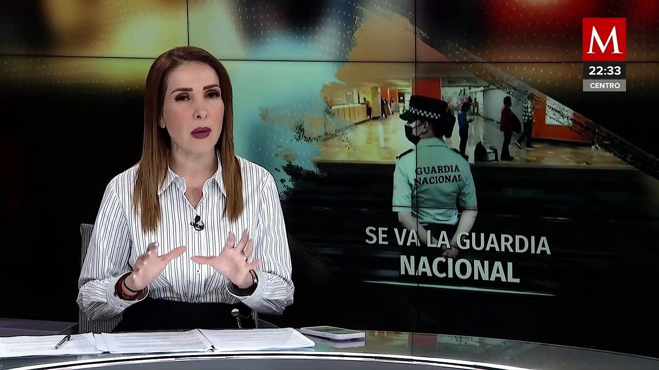 Guardia Nacional se va a retirar “poco a poco” del Metro de CdMx, anuncia Sheinbaum