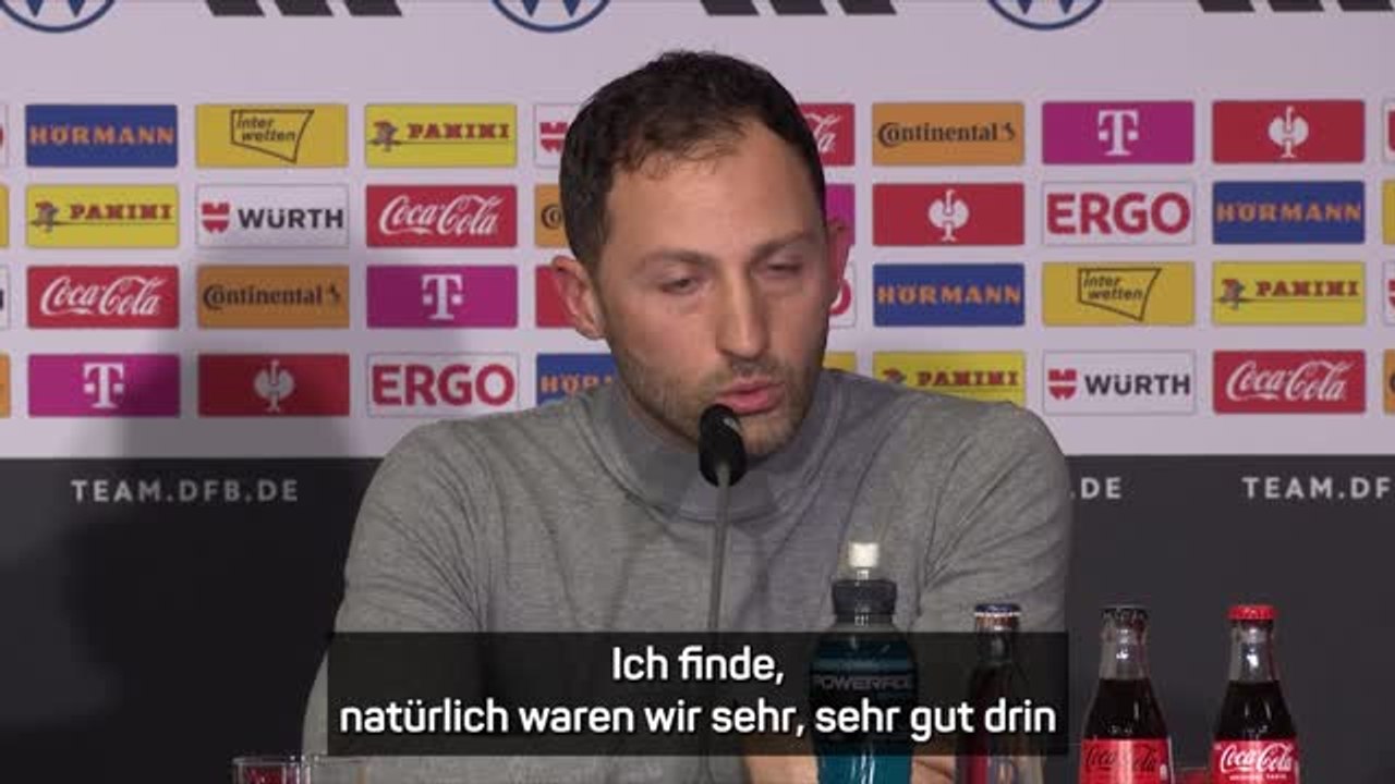 Tedesco lobt DFB-Elf: 'Brauchst Mentalität'