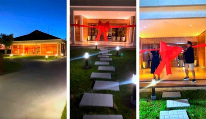 Ao lado de Leonardo, Poliana Rocha mostra nova mansão em Goiânia