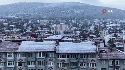 Yozgat’ta kar yağışı etkili oldu