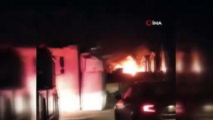 Bursa’da geri dönüşüm deposunda korkutan yangın