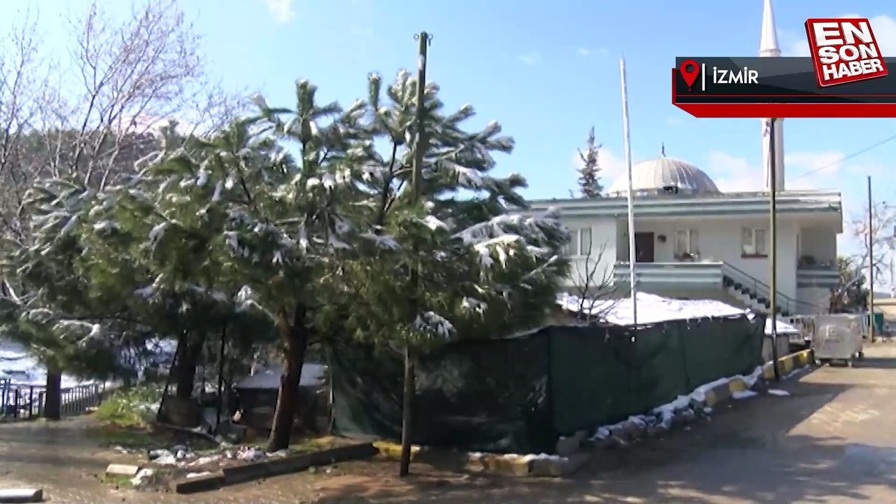 İzmir'de kar sürprizi