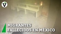 VÍDEO: Migrantes fallecidos por un incendio en Ciudad Juárez encerrados en el Instituto de Migración