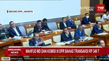 Mahfud MD Marah Diinterupsi saat Rapat di Komisi III DPR: Saya Enggak Mau Diinterupsilah!