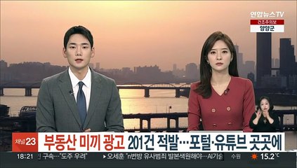 부동산 미끼광고 201건 적발…포털·유튜브 곳곳에