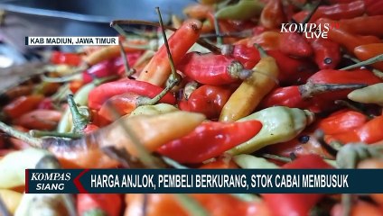 Harga Cabai Turun Akibat Banyak Pasokan Melimpah, tetapi Sedikit Pembeli di Pasar Madiun