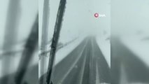 Adana'nın yüksek kesimlerinde yoğun kar yağışı etkili oldu