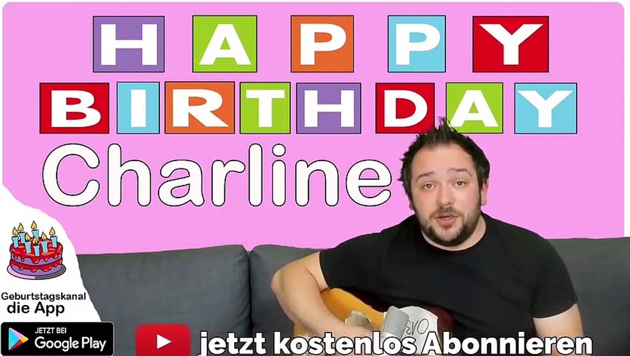 Happy Birthday, Charline! Geburtstagsgrüße an Charline