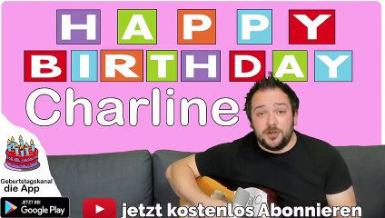Happy Birthday, Charline! Geburtstagsgrüße an Charline