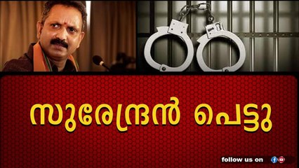 സുരേന്ദ്രന്റെ വാ വിട്ട വാക്കിന് തിരിച്ചടി