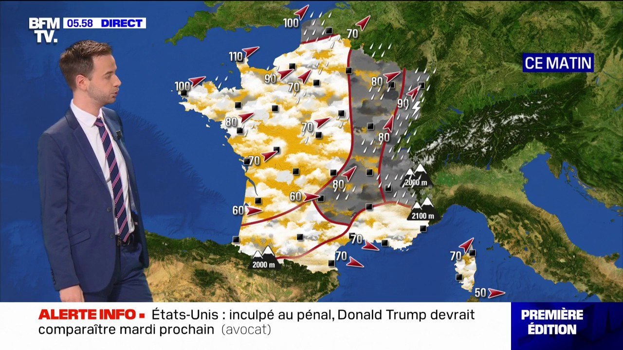 De la pluie sur une grande partie du pays ce ve...