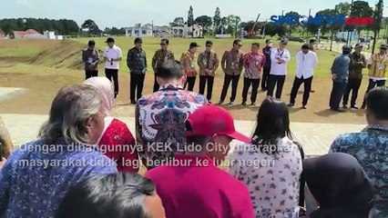 Resmikan KEK Lido City, Jokowi : Senang Infrastruktur Bermanfaat untuk Sektor Swasta
