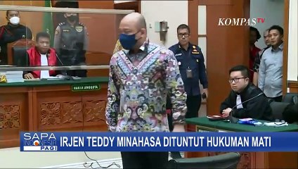 Terbukti Jadi Otak Penukaran Sabu dengan Tawas, Teddy Minahasa Dituntut Hukuman Mati