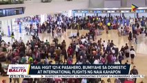 120-K pasahero, inaasahan sa NAIA kada araw; Bureau of Immigration, nagdagdag ng kanilang mga tauhan sa mga paliparan