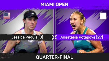 Pegula matches Serena feat in Miami