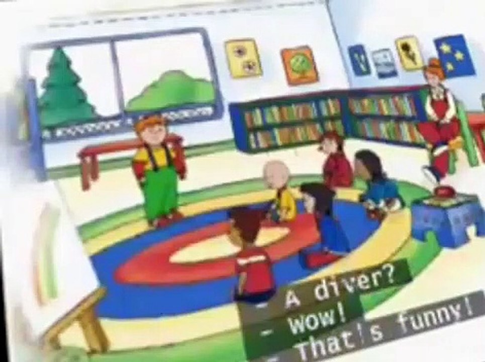 Caillou E095 - A surprise for miss Martin