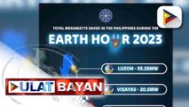 Kuryente na natipid ng bansa sa Earth Hour noong Sabado, aabot sa 62-68 MW