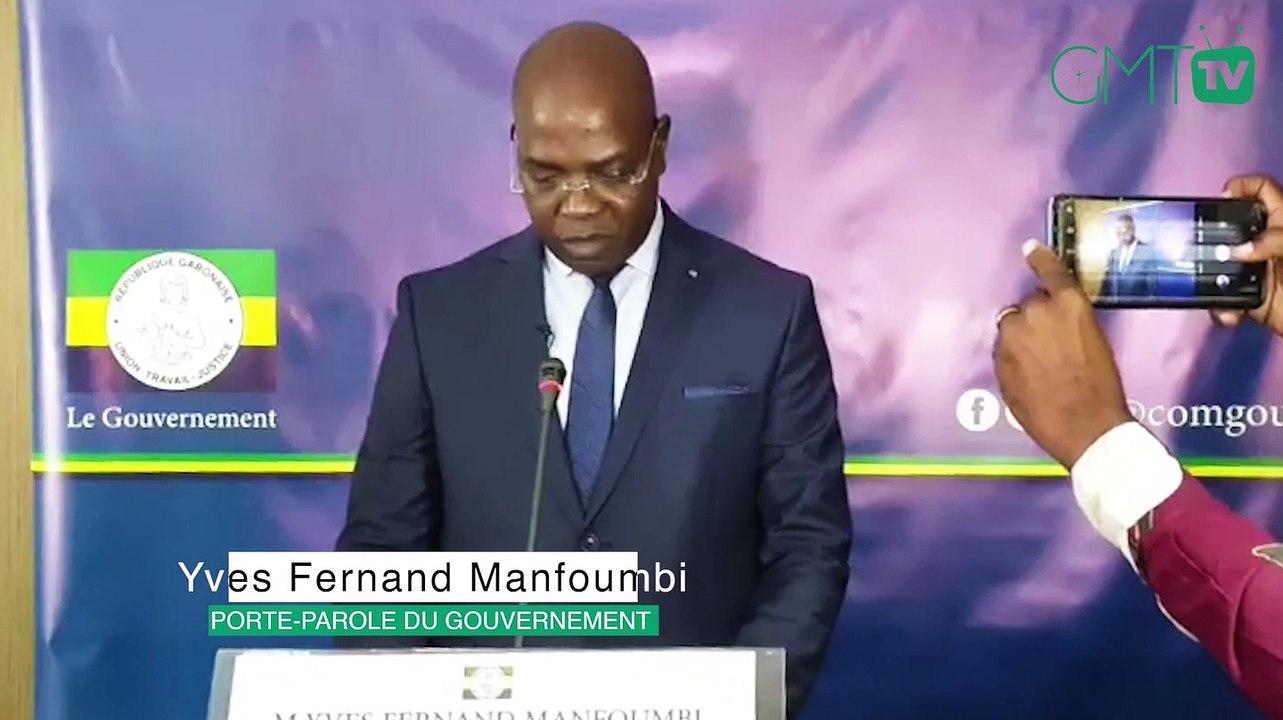 [#Reportage] Conférence de presse du Porte-parole du gouvernement Yves Fernand Manfoumbi du 29 mars 2023