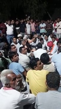 Two MLAs had to sit on dharna
