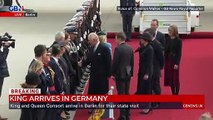 Allemagne: Regardez les images de l’arrivée du roi Charles III à Berlin pour sa première visite à l'étranger en tant que souverain - VIDEO