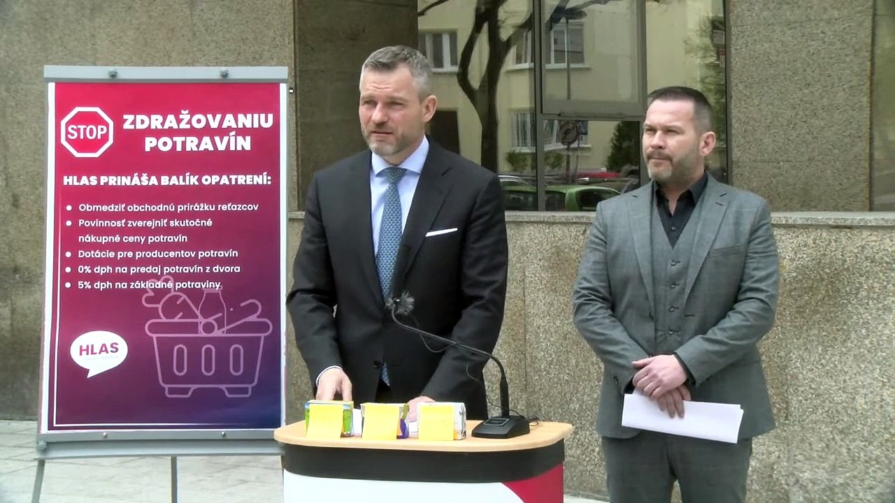 ZÁZNAM: Hlas-SD:Vyzývame Hegera a Vlčana, aby priniesli riešenia na zdražovanie potravín