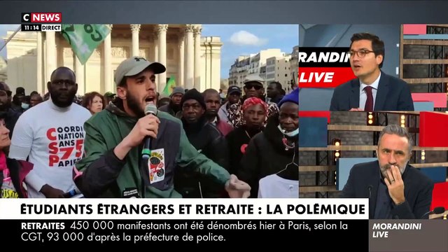 La polémique se poursuit autour l'étudiant étranger qui critique la réforme et à qui Jean Messiah demandait de fermer sa gueule - L'extrême gauche évoque une France raciste et coloniale qui ne supporte pas d'entendre des noirs et des arabes