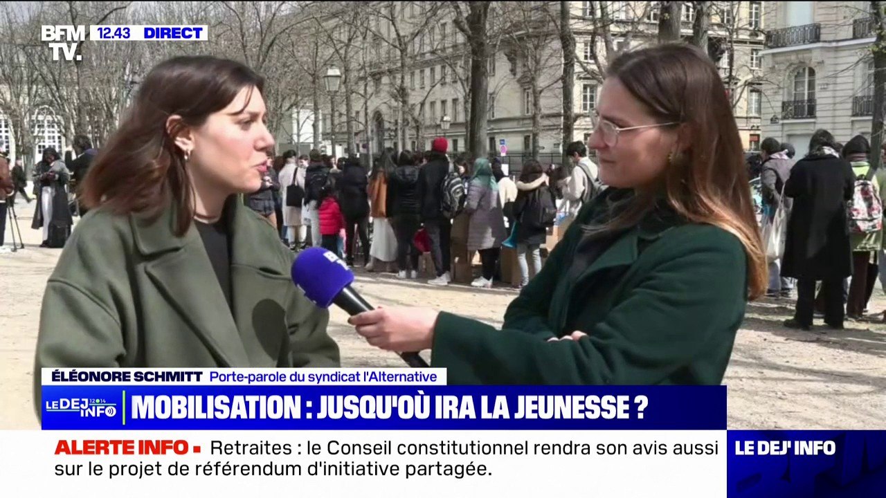Éléonore Schmitt, porte-parole du syndicat "l'Alternative": "Si la précarité étudiante tue, c'est à cause de la politique d'inaction d'Emmanuel Macron"