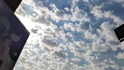 दिनभर बादलों की आवाजाही